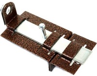 Задвижка дверная Кунгур ЗД-04 пол.медь 120мм(10)