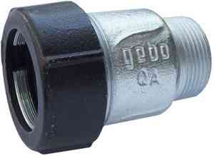 Обжимной патрубок из чугуна    1/2"  нар. резьба АK  Gebo 