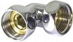 Уголок г/г 1"х1/2" для п/с хром. TIM (пара)