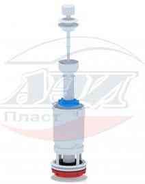 АНИ WC7040 Колонка сливная д/бачка, пласт. шток, белая ручка