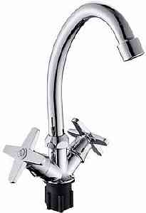 КУХНЯ  ЭВЕРЕСТ  B49-069  1/2" к  с выc. изливом НА ГАЙКЕ (уп. 2 шт)