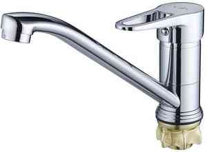 КУХНЯ  SOLONE   4F-A045  кер. картридж ⌀35, гайка (корона), излив 250мм, хром