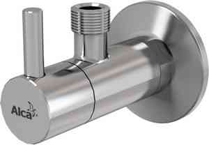 Угловой вентиль ARV001 с фильтром 1/2" х 3/8", круглый "ALCAPLAST" /