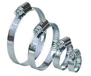 ХОМУТ  ЧЕРВЯЧНЫЙ  оц.     8 Х 12 мм.