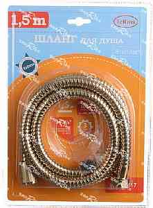 Шланг для душа   TeRma   1,5м  ИМП-ИМП   двойной зажим Extra strong, блистер 20375