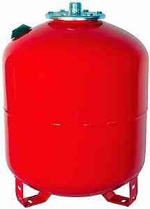 Расширительный бак вертикальный  50 л. оцинк-ый фланец 1", TEPLOX РБ-50