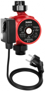 Насос циркуляционный  25-6   МОНТАЖНАЯ ДЛИНА 130  с гайками ЦН25-6-130 / WRS-25/6-130  с гайками  (Кабель 80 см с ЕВРОВИЛКОЙ)