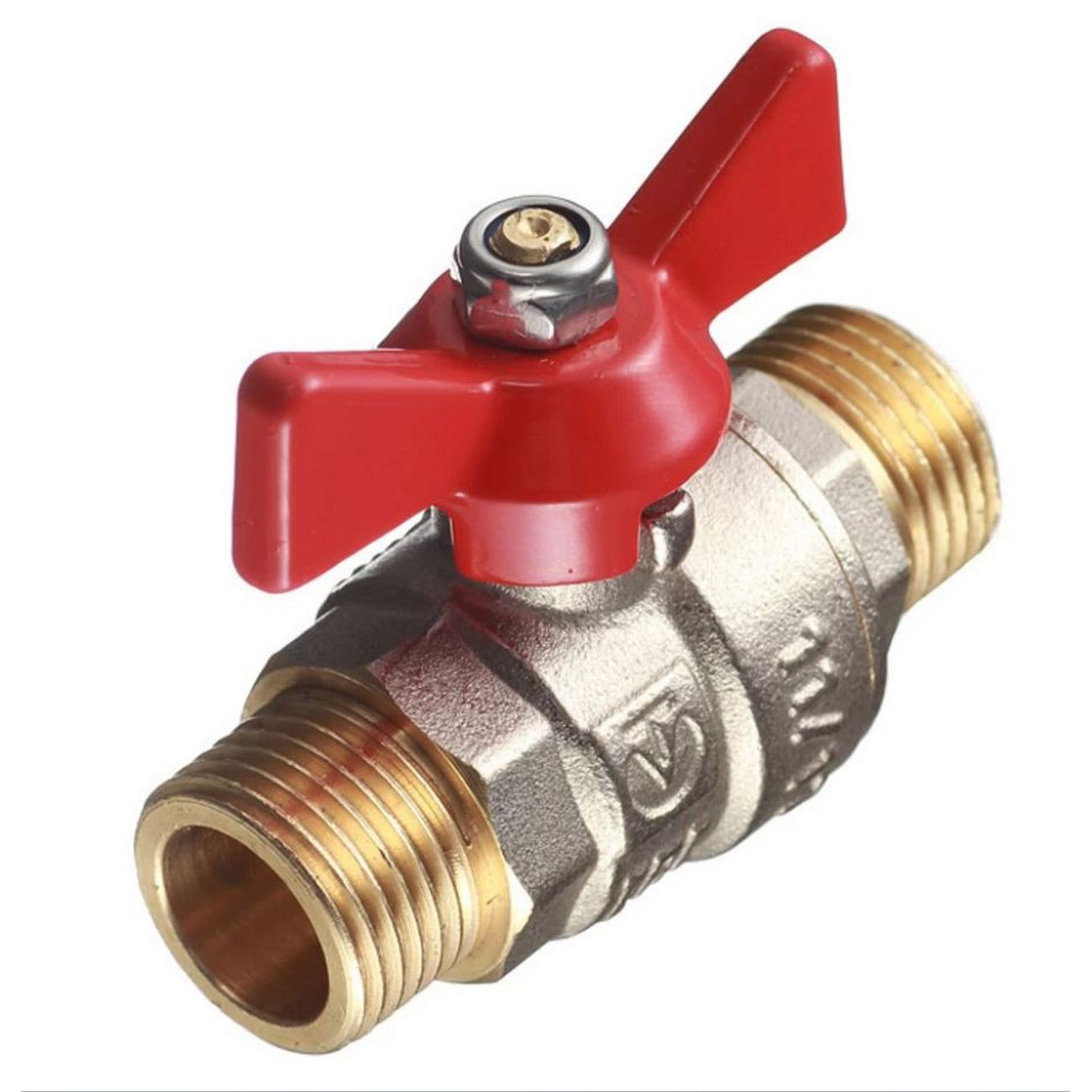 КРАН  шар.   1/2"  НР-НР БАБОЧКА VALTEC VT.219.N.04