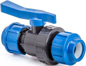 ПЭ  Кран  шар.   20х20  обжим-обжим  (Lammin) 160/8