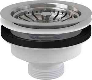 Донный кл. сифона д/мойки A37 6/4" c решеткой из нерж. стали DN115 "ALCAPLAST" 