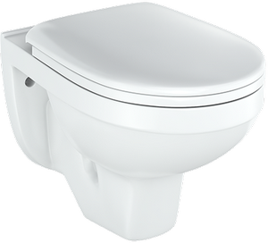 Унитаз подвесной  "РИО" + сиденье полипропилен белое  ROSA г. Киров