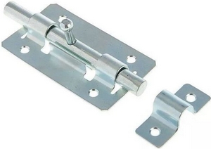 Задвижка дверная Кунгур ЗД-01 б/покрытия 115мм (20)