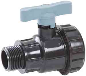 ПЭ  Кран шар.  1/2"х1/2" ВР-НР  PN16   ITAL / SPEKTR /