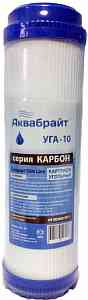 АБ  Картридж АКВАБРАЙТ УГА-10 УГОЛЬНЫЙ Типоразмер SLIMLINE 10"