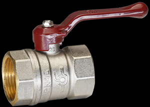 КРАН  шар.   1/2''  ВР-ВР РЫЧАГ PN40 Temper Россия