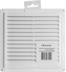 РЕШЕТКА  вентиляц  175 *175  накладн пластик с моск сетк   ФЛЕКС