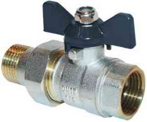 КРАН  шар. со сгоном   1/2''  ВР-НР БАБОЧКА AQUALINK