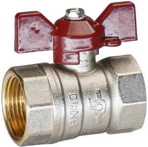 КРАН  шар.   3/4''  ВР-ВР БАБОЧКА PN40 Temper Россия