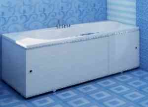 ЭКРАН  для ванны  "ПРЕМИУМ А"  БЕЛЫЙ 1,7 м (алюм профиль) 