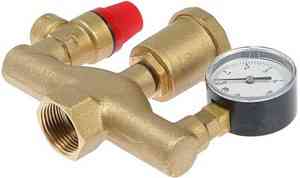 ГРУППА БЕЗОПАСНОСТИ  д/котла  1"-3 бар 90гр СТМ (Vieir)    