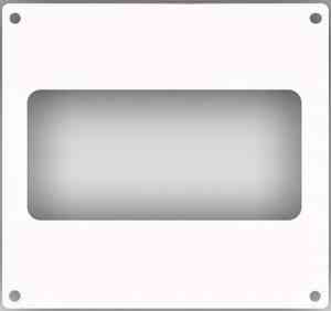 Накладка торцевая 264 х119 торцевая  к каналу  60 *204  620НПП   Флекс