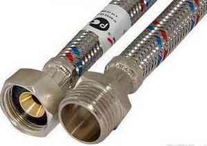 Гибкая подводка AQUALINE гайка – латунь    20 ВН/ВН