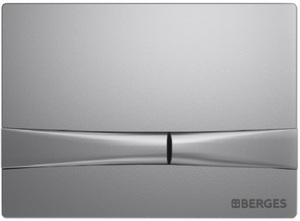 Кнопка BERGES для инсталляции NOVUM F2  матов хром   040052 /