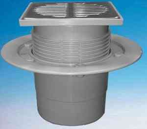 Трап напольный MRFG3V-110, 100 мм, полир.нержавейка 115х115 сухой гидрозатвор