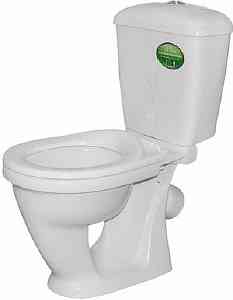 Унитаз-компакт ДЕТСКИЙ   белый (косой, нижний, сиденье + арматура)  ROSA   г. Киров