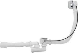 Aquant V312-18-MR Сифон 1 1/2"х40, д/ванны с выпуск. и перелив. с г.т.40х40/50 пол