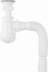 Aquant PB0115-30-MR Сифон 1 1/2"х40, ПЛАСТ. реш. 70мм, гофра, 40х40/50 