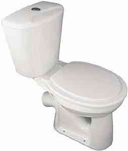 Унитаз-компакт "КОМФОРТ" (косой. нижн подв, сид, армат 2-хкноп) ROSA г. Киров