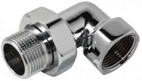Соед. угл. г/ш 3/4" с накид. гайкой для п/с хром. СТМ ТЕРМО