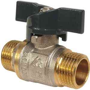 КРАН  шар.   1/2"  НР-НР БАБОЧКА AQUALINK